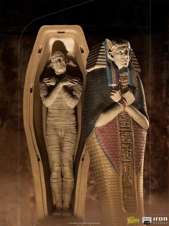 Elegant Universal Monsters The Mummy Deluxe Art Scale 1/10 statue Iron Studios Sideshow on eBay