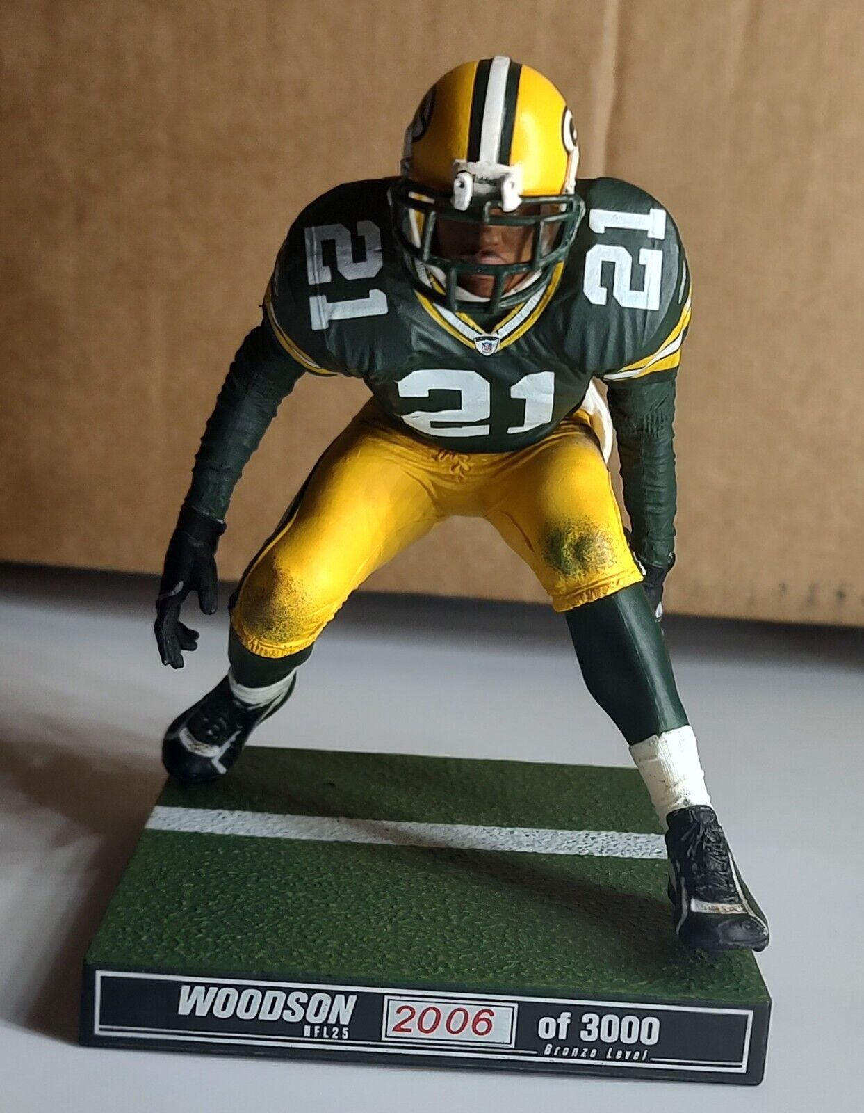 Awesome McFarlane Charles Woodson Figure Packers Series 25 Bronze Level CL NFL Football on eBay