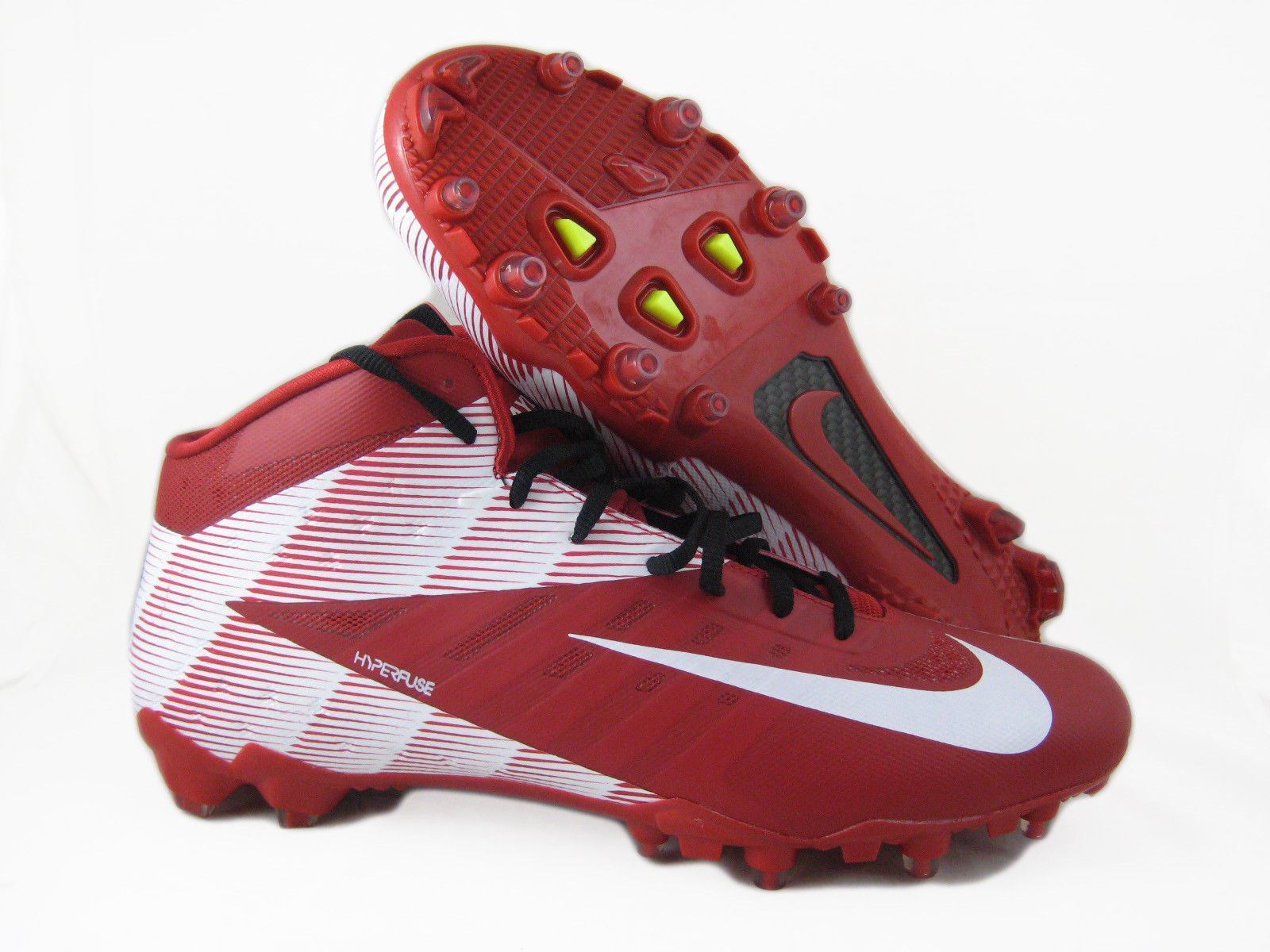 Unbelievable Nike Vapor Talon Elite Football Cleats RED WHITE 3/4  iD SZ 15 Training Lacrosse on eBay