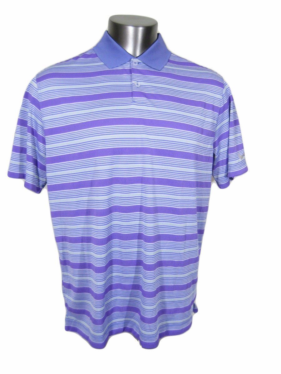 Glamorous Nike Golf Men’s Ultra Stripe Dri Fit Polo SZ L 619844-553 $60 Purple Stay Cool on eBay