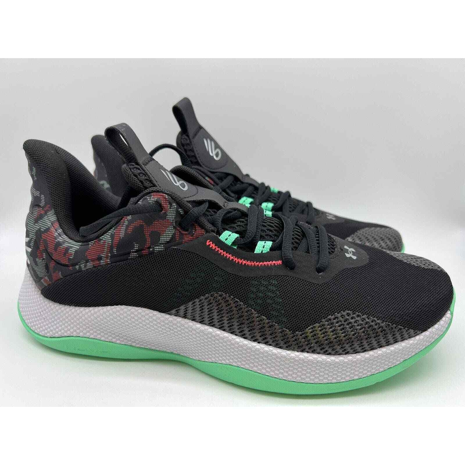 Nice Under Armour Curry HOVR Splash 2 Basketball Shoes Black Antifreeze Men’s Size 11 on eBay