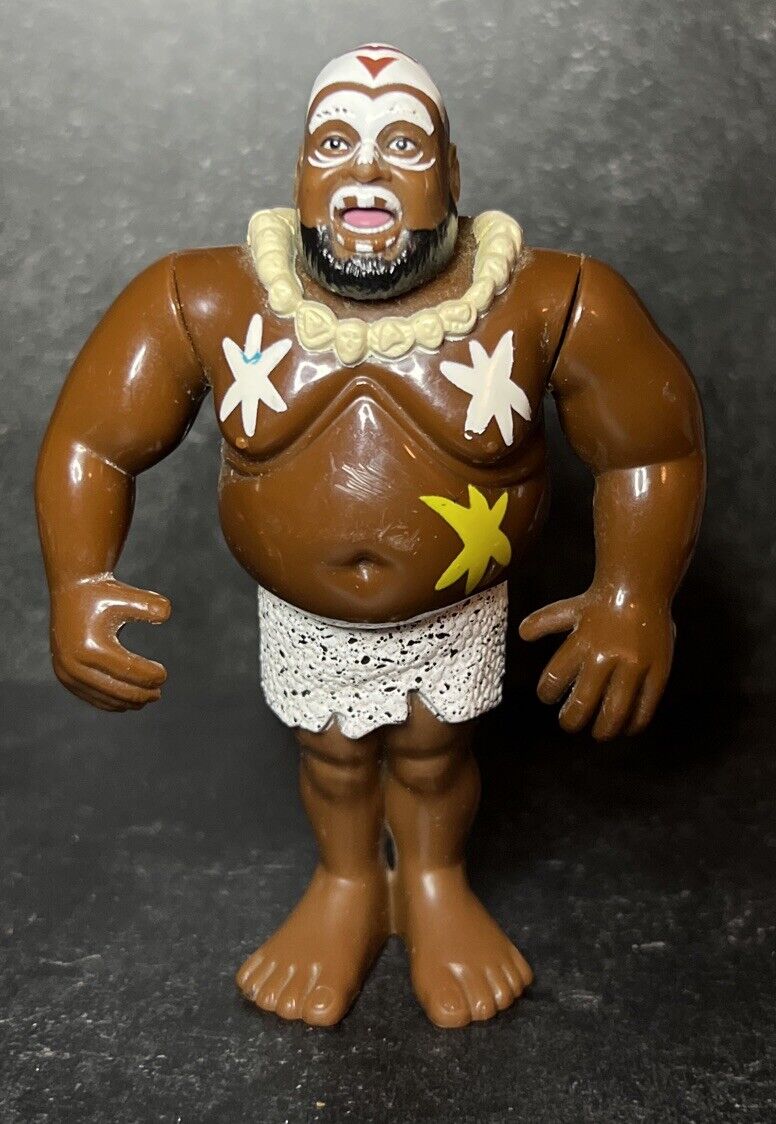 Astonishing WWF Hasbro Figure Kamala The Ugandan Giant Vintage Series 7 1992 Star Belly Nice on eBay