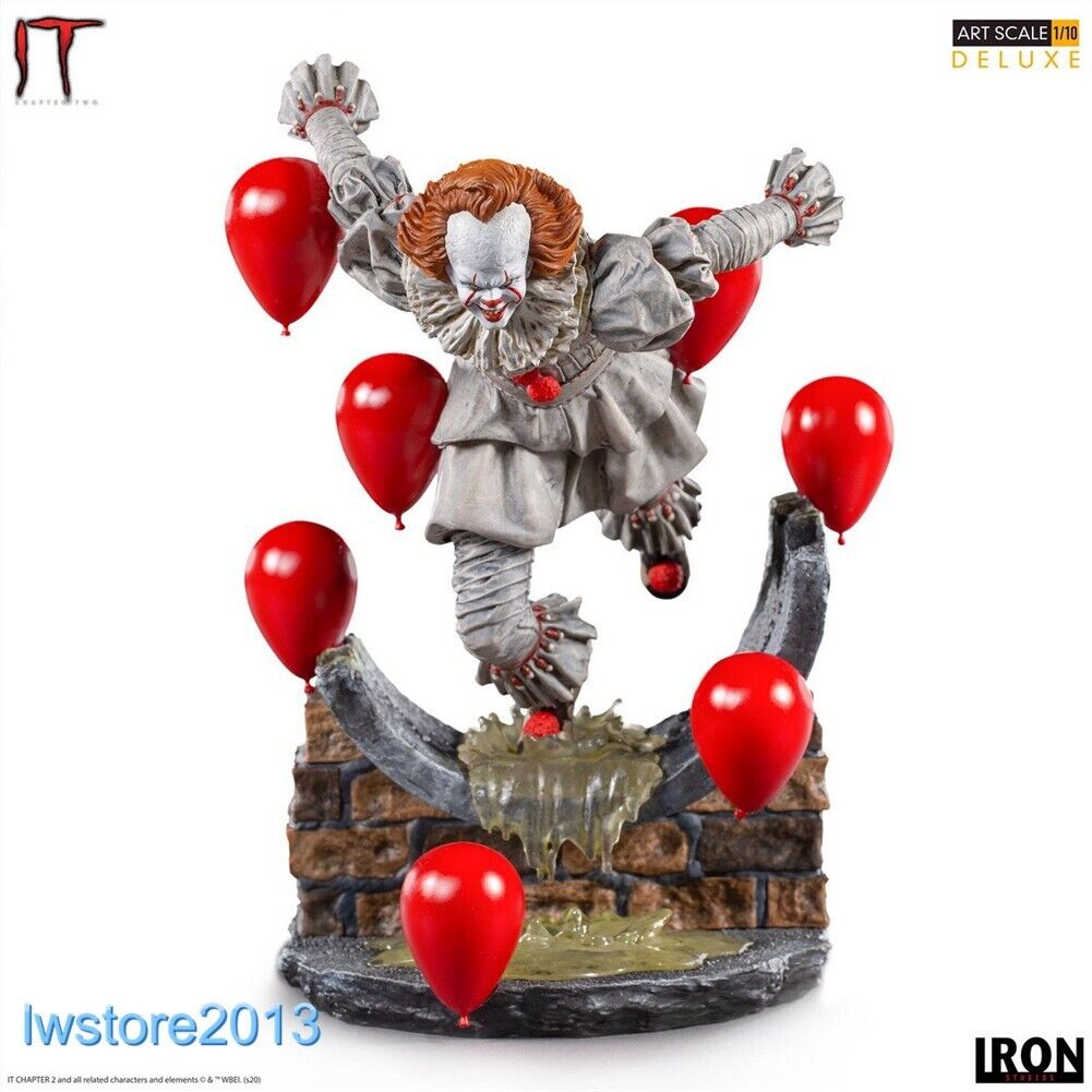 Interesting Iron Studios 1/10 Pennywise IT Chapter Two Clown Resin Male Figure Statue Toys on eBay