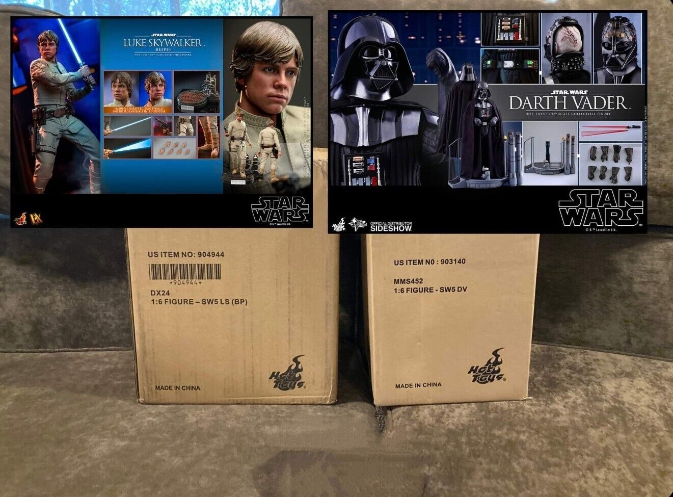 Unbelievable Hot Toys Star Wars Lot on eBay