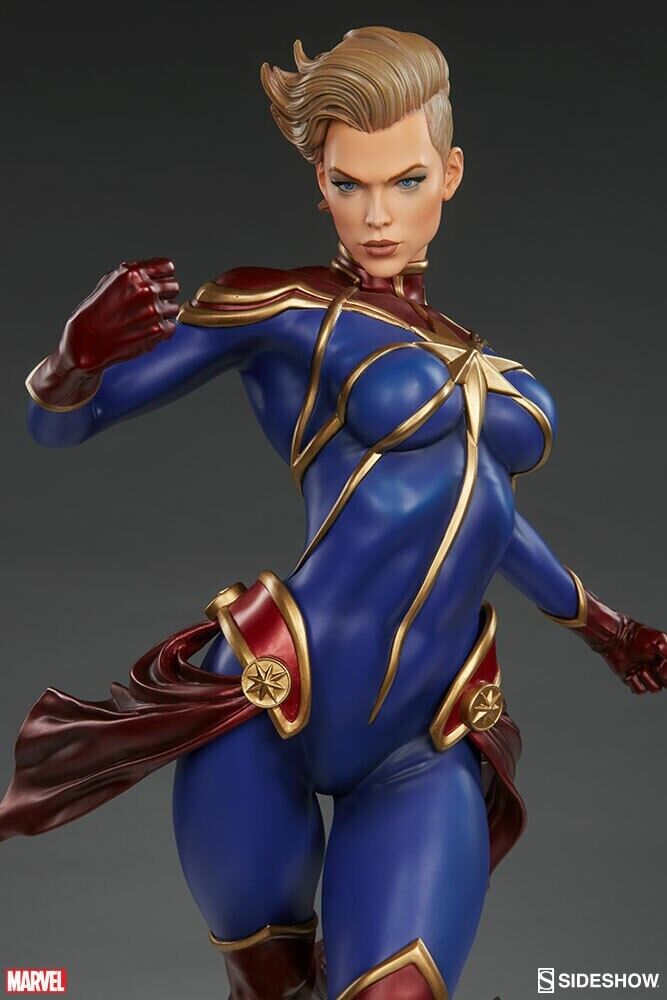 Adorable Captain Marvel Premium Avengers Figure Format Exclusive Sideshow  on eBay