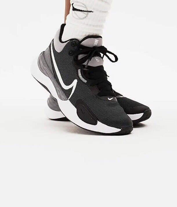 Elegant Men Nike Renew Elevate III Basketball Shoes Black/White/Wolf Grey DD9304-002 on eBay
