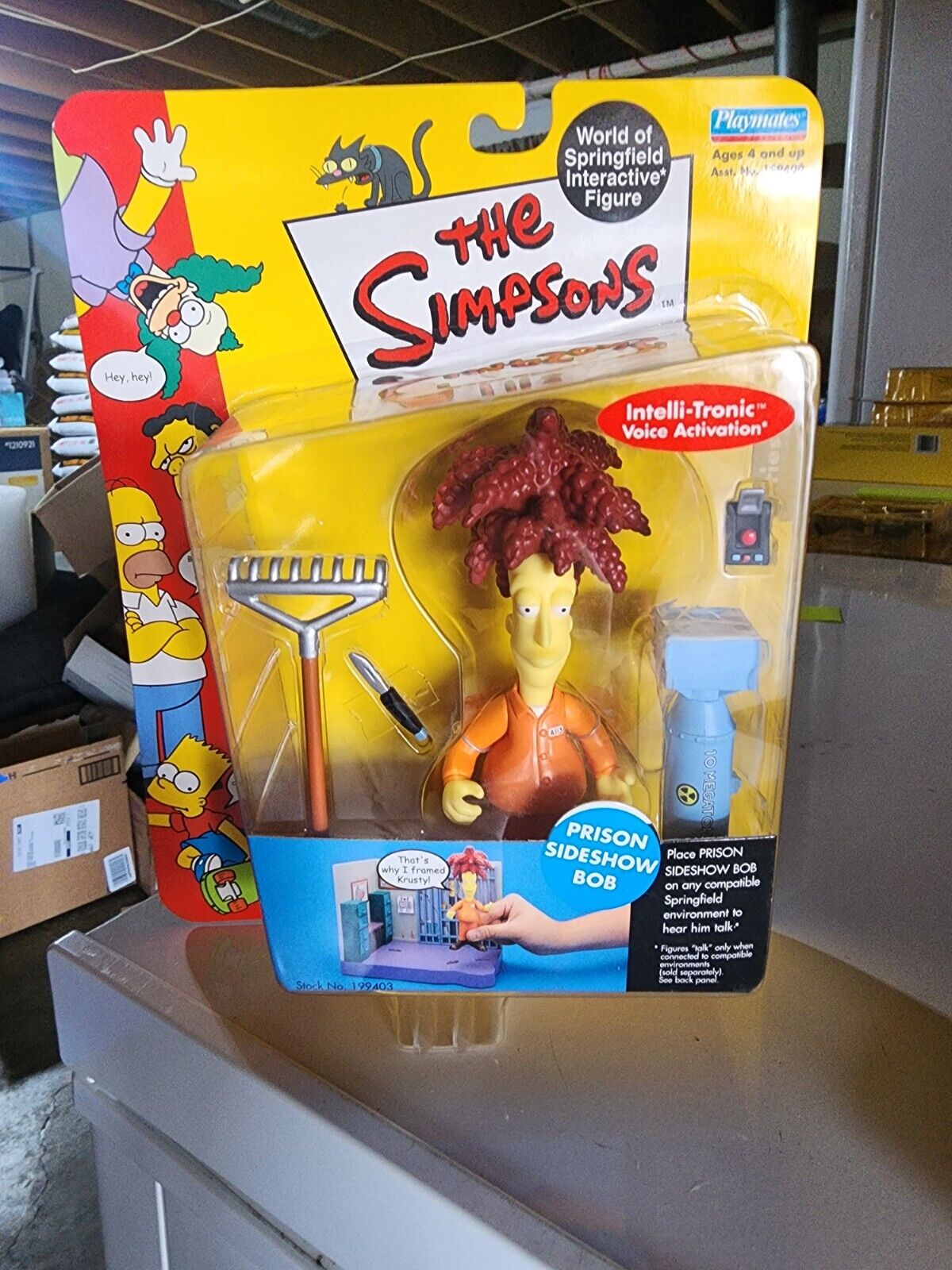 Smart Rare The Simpsons Series 9 Prison Sideshow Bob (Playmates Toys, 2002) NEW on eBay