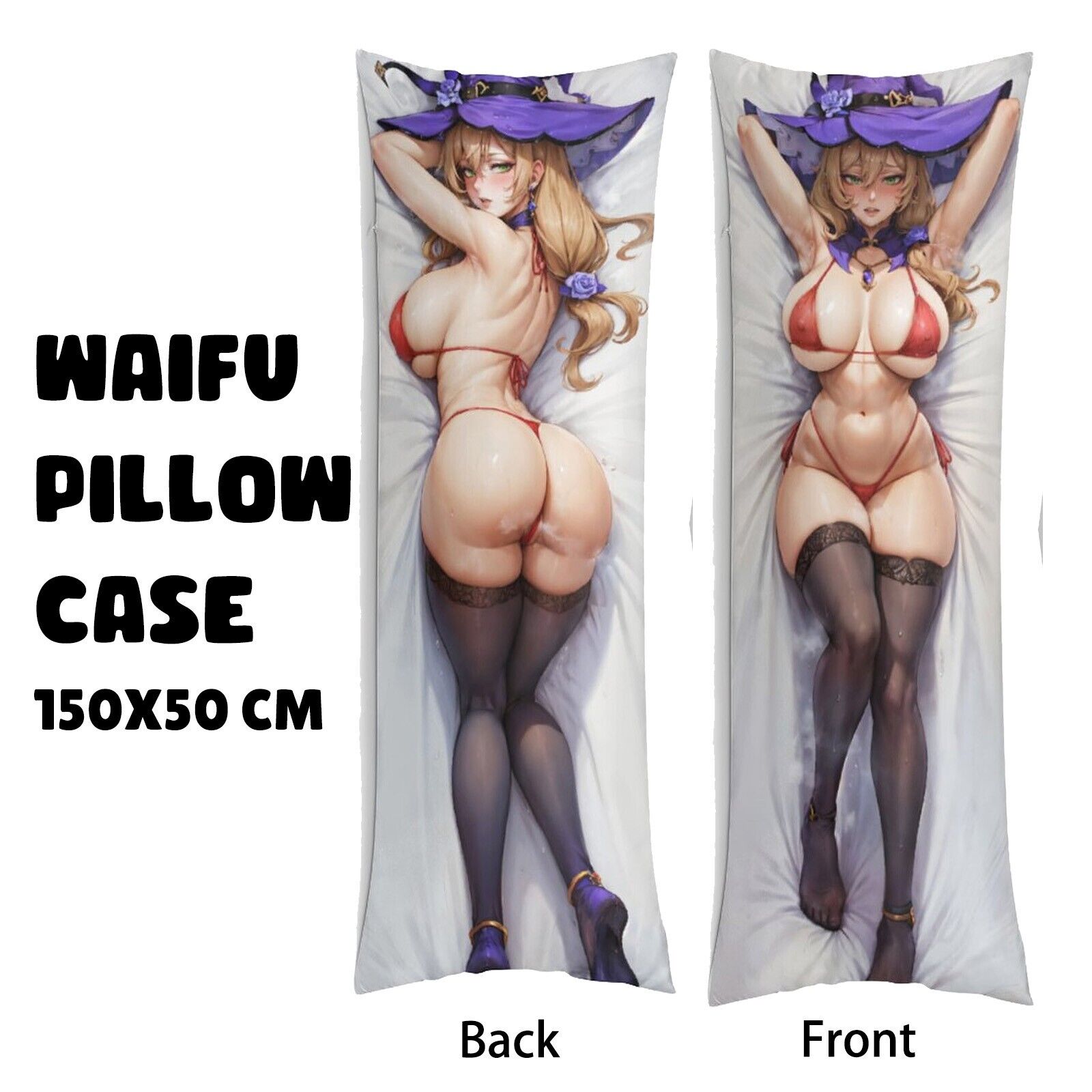 Awesome Anime sexy girl body pillowcase double-sided printed plush soft 150x 50 cm on eBay