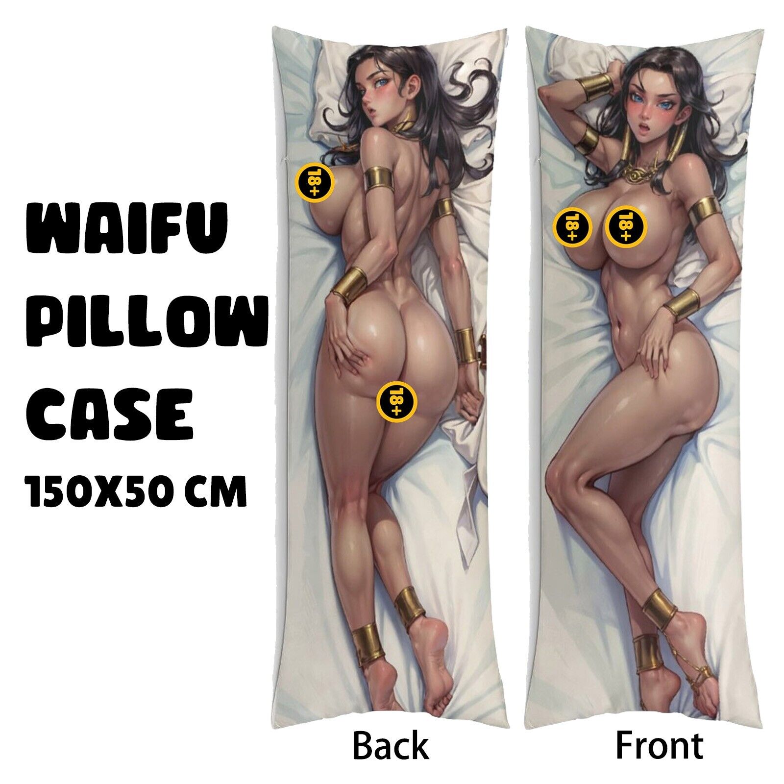 Elegant Anime sexy girl body Waifu pillowcase double-sided printed plush soft 150x 50 cm on eBay