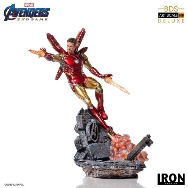 Helpful Iron Studios Iron Man Tony MK85 1/10 Action Figure Statue Deluxe Version on eBay