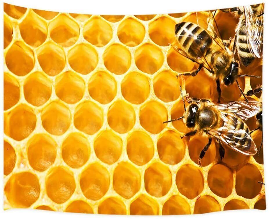 Clever Bee Tapestry Honey.beehive for 1/6 Figure Doll Backdrop Diorama Background on eBay