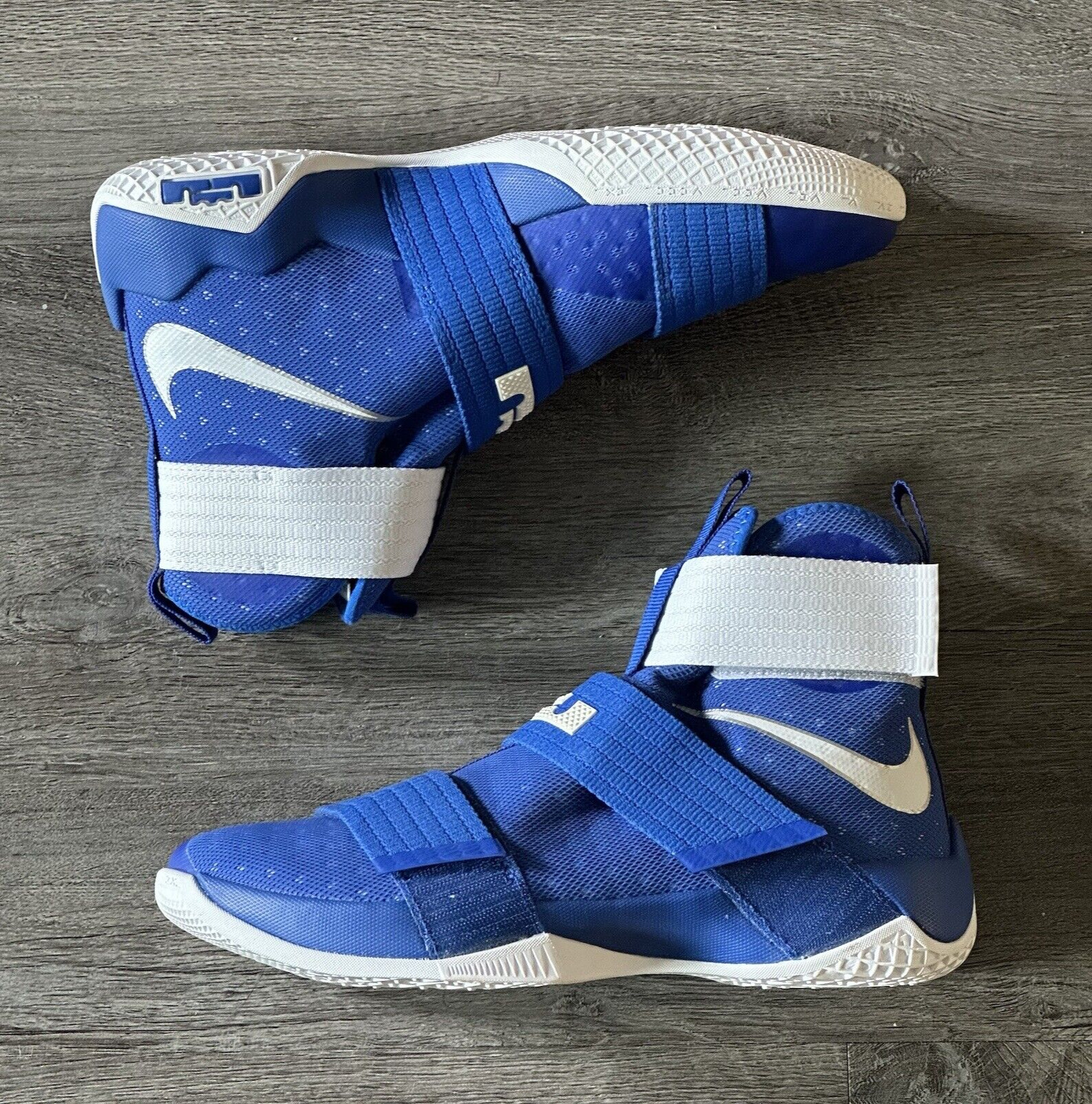 Nice Nike Lebron Zoom Soldier 10 Mens Basketball Shoes Royal Blue 844380-402 Size 9 on eBay