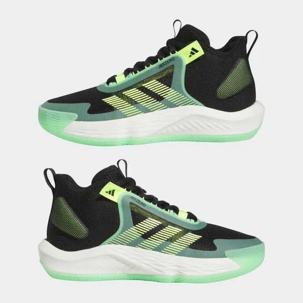 Glamorous adidas Adizero Select Green Black Basketball Shoes Training IE9263 Men Size 11.5 on eBay