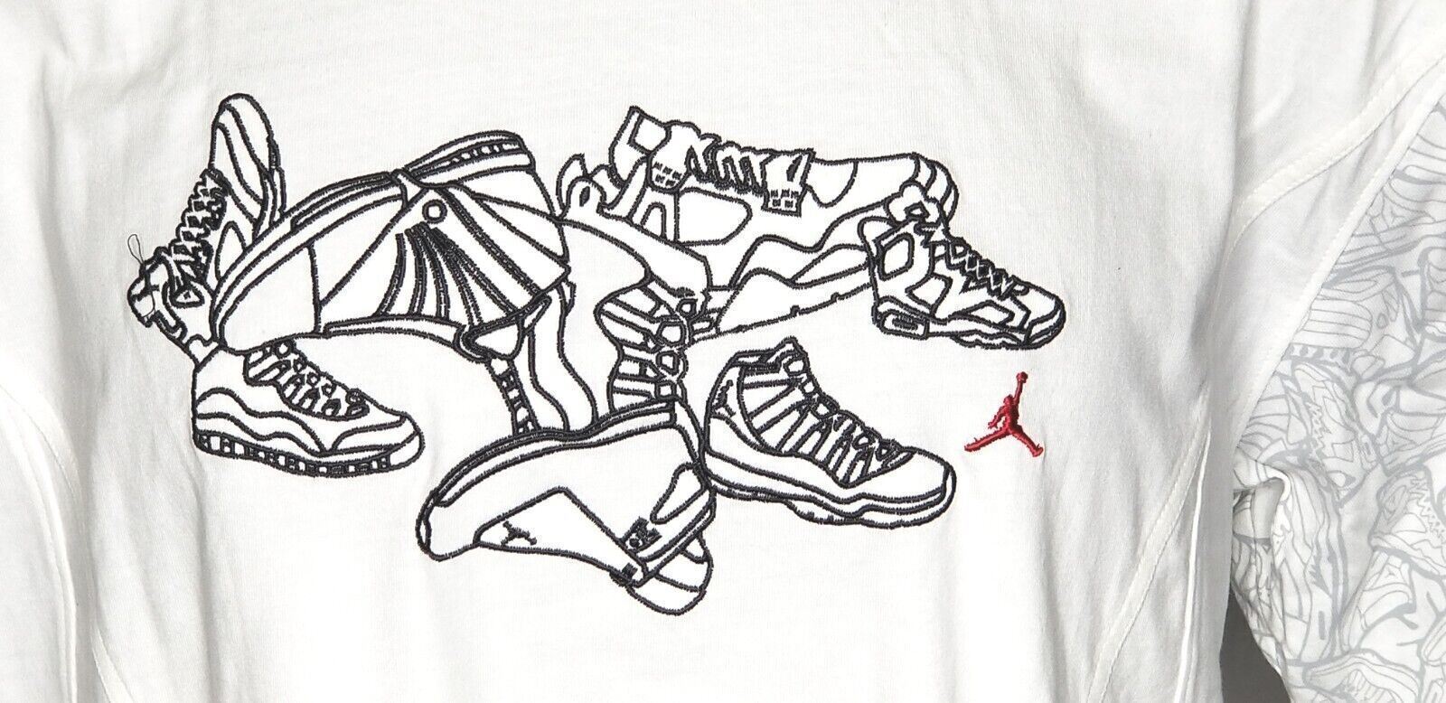 Nice Vintage Air Jordan Retro History T Shirt 2005 Nike SZ XL BRED OG BANNED Top on eBay
