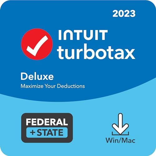 Adorable TurboTax Deluxe 2023 Tax Software, Federal & State Tax Return [Amazon Exclusive] [PC/Mac Download] on Amazon US