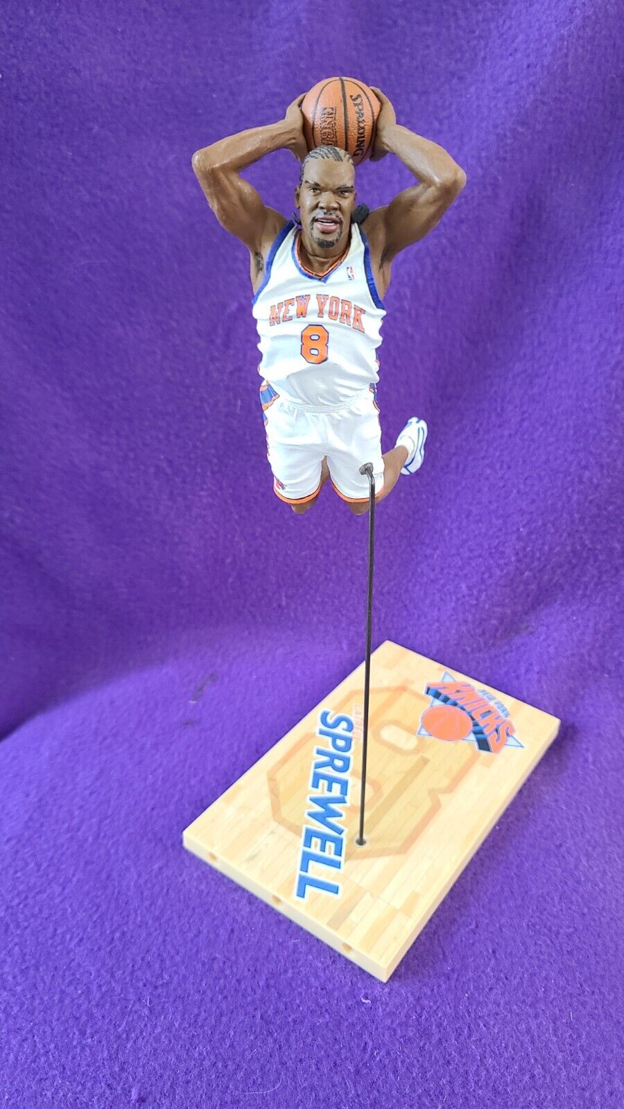 Nice LATRELL SPREWELL – New York Knicks – McFarlane NBA Series 3 – LOOSE – 2003 on eBay