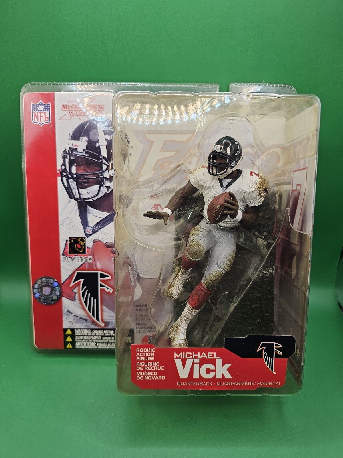Awesome 2002 McFarlane NFL #7 Michael Vick Atlanta Falcons Series 4 SportsPicks – NEW on eBay