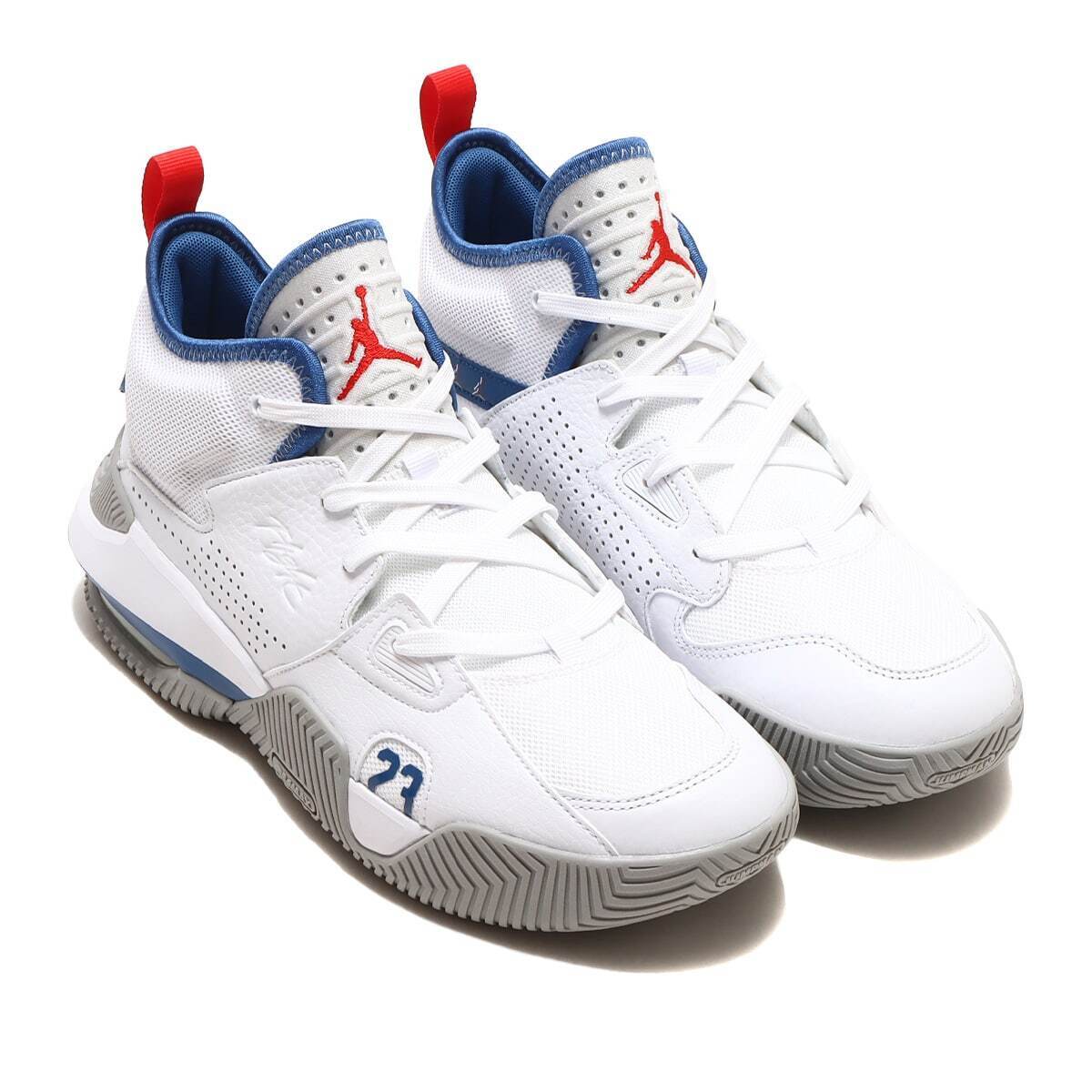 Fancy Nike Jordan Stay Loyal 2 White True Blue Mid Top Basketball Sneakers Trainers DS on eBay