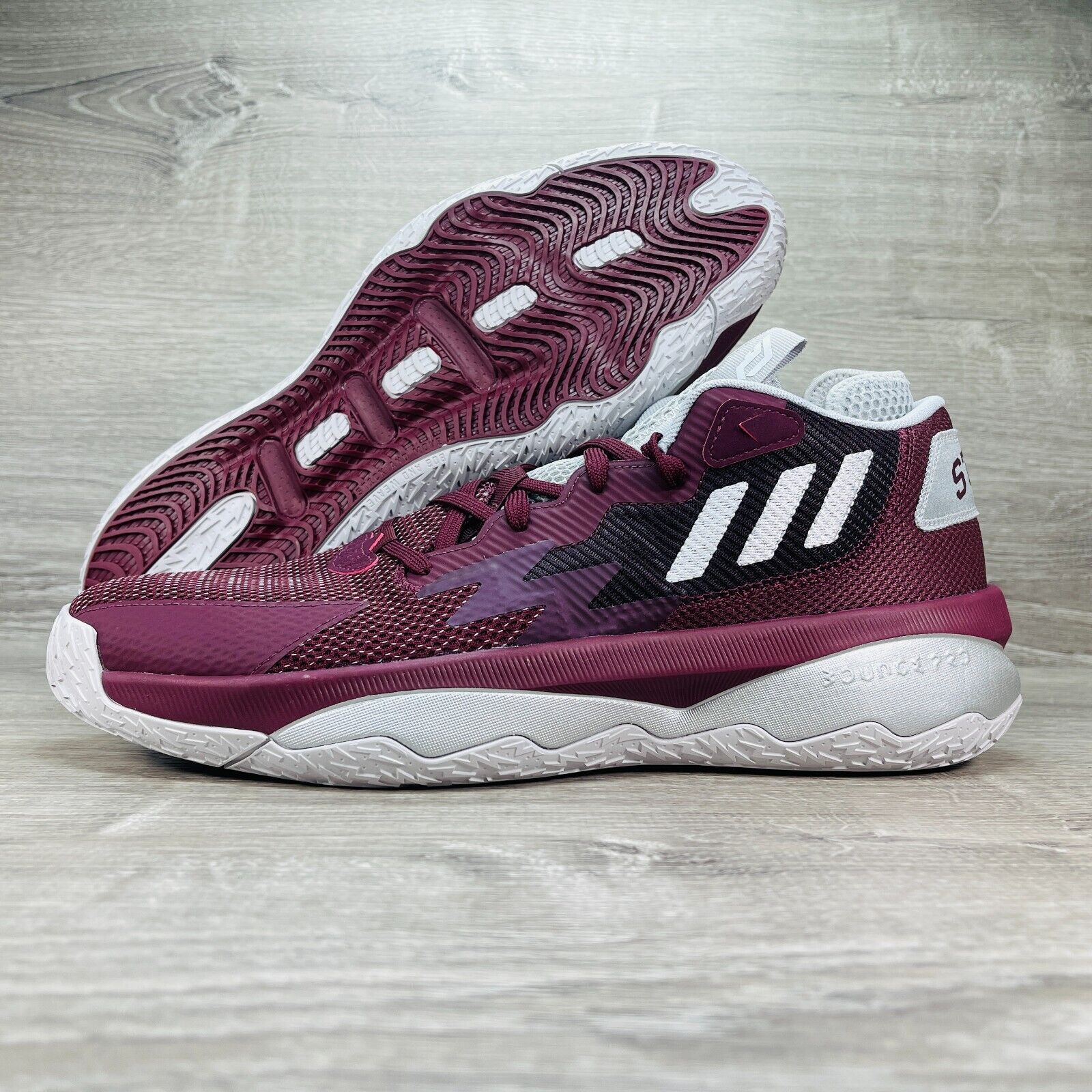 Astonishing Adidas Dame 8 Mississippi State Basketball Shoes Mens Sneaker Size 13 GZ9710 on eBay