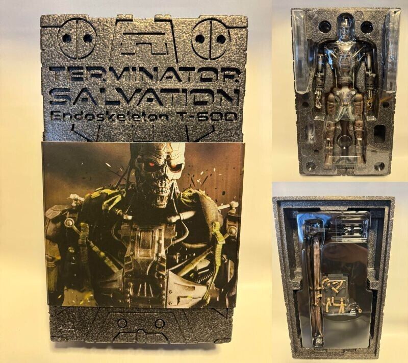 Magnificent Hot Toys MMS93 Terminator Salvation 4 T600 T 600 Endoskeleton 1/6 New Rare Japan on eBay