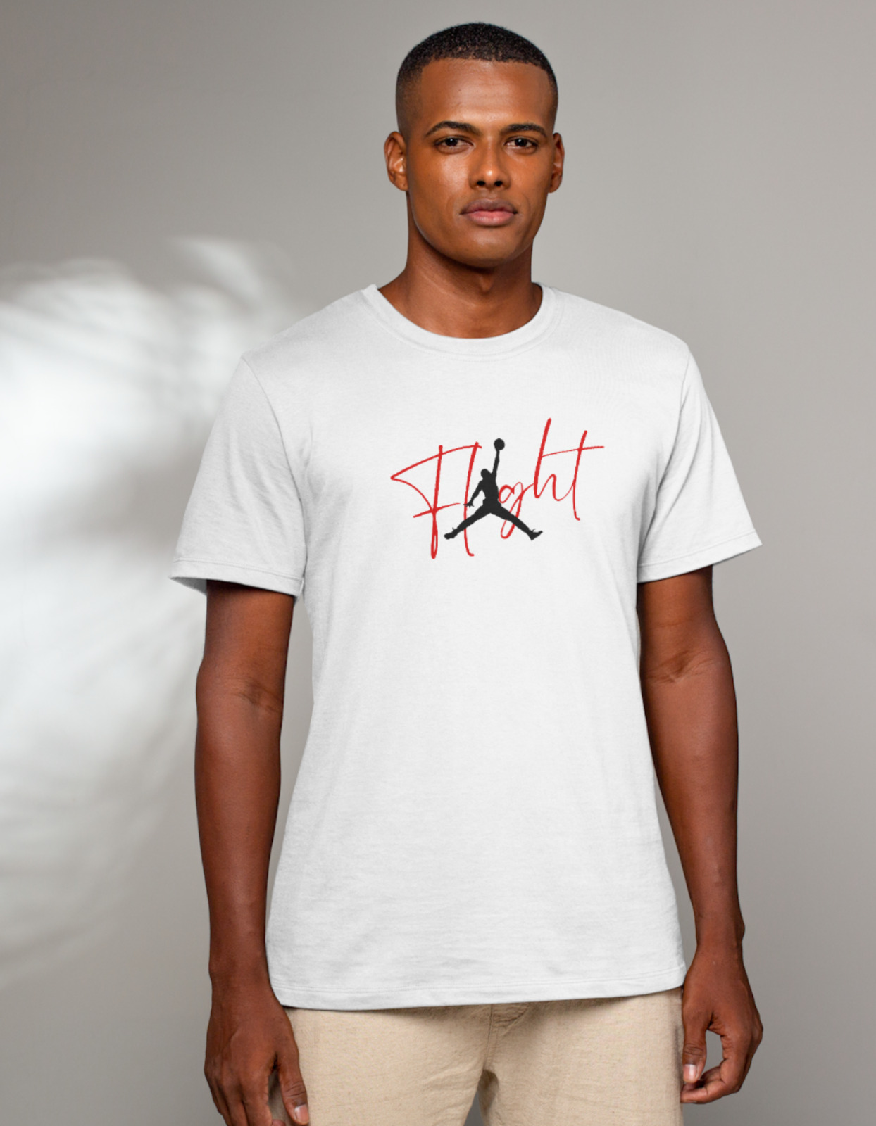 Awesome Flight Tee Shirt Jordan Logo Shirt To Match Air Jordan Shoes, Flight Red Tshirt on eBay