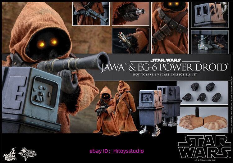 Interesting Hot Toys Star Wars Jawa and EG-6 Power Droid 1/6 Scale Action Figure MMS554 on eBay