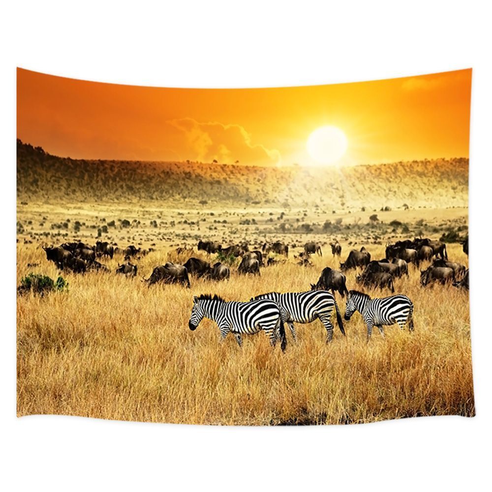 Fancy Nature Tapestry Wildlife African zebra for 1/6 Figure Doll Backdrop Diorama on eBay