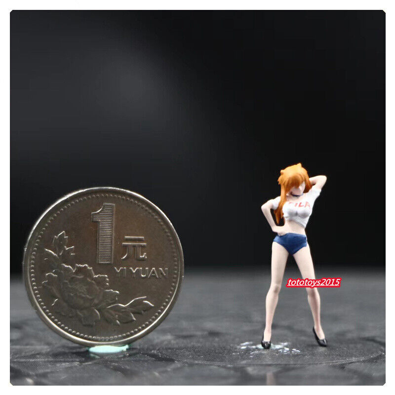 Smart 1/87 Sexy Anime Girl Scene Prop Miniatures Figures Doll For Cars Vehicle Model on eBay