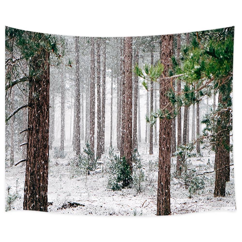 Awesome Nature Tapestry Forest Romance Winter Snow for 1/6 Figure Doll Backdrop Diorama on eBay