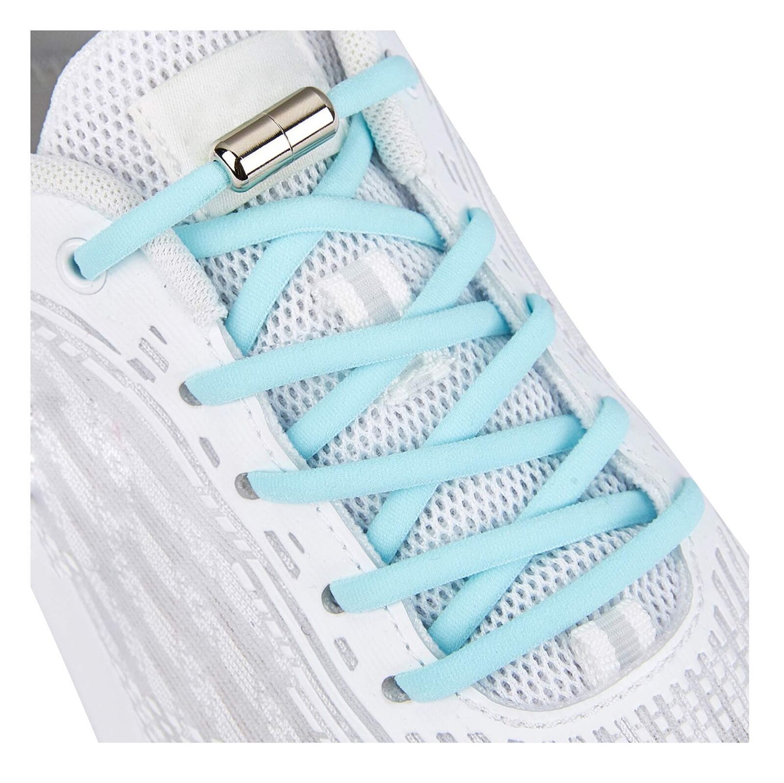 Clever Elastic Shoe Laces for Kids and Adults SneakersElastic No Tie Shoelaces Sky Blue on eBay