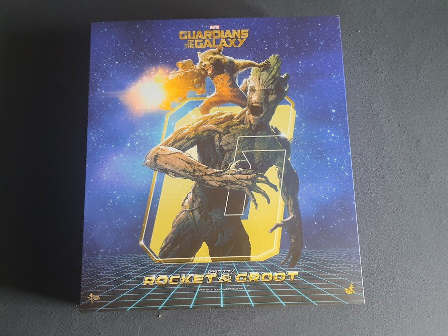 Fancy Hot Toys MMS254 Guardians of the Galaxy: Groot + Rocket Raccon (Sideshow) on eBay