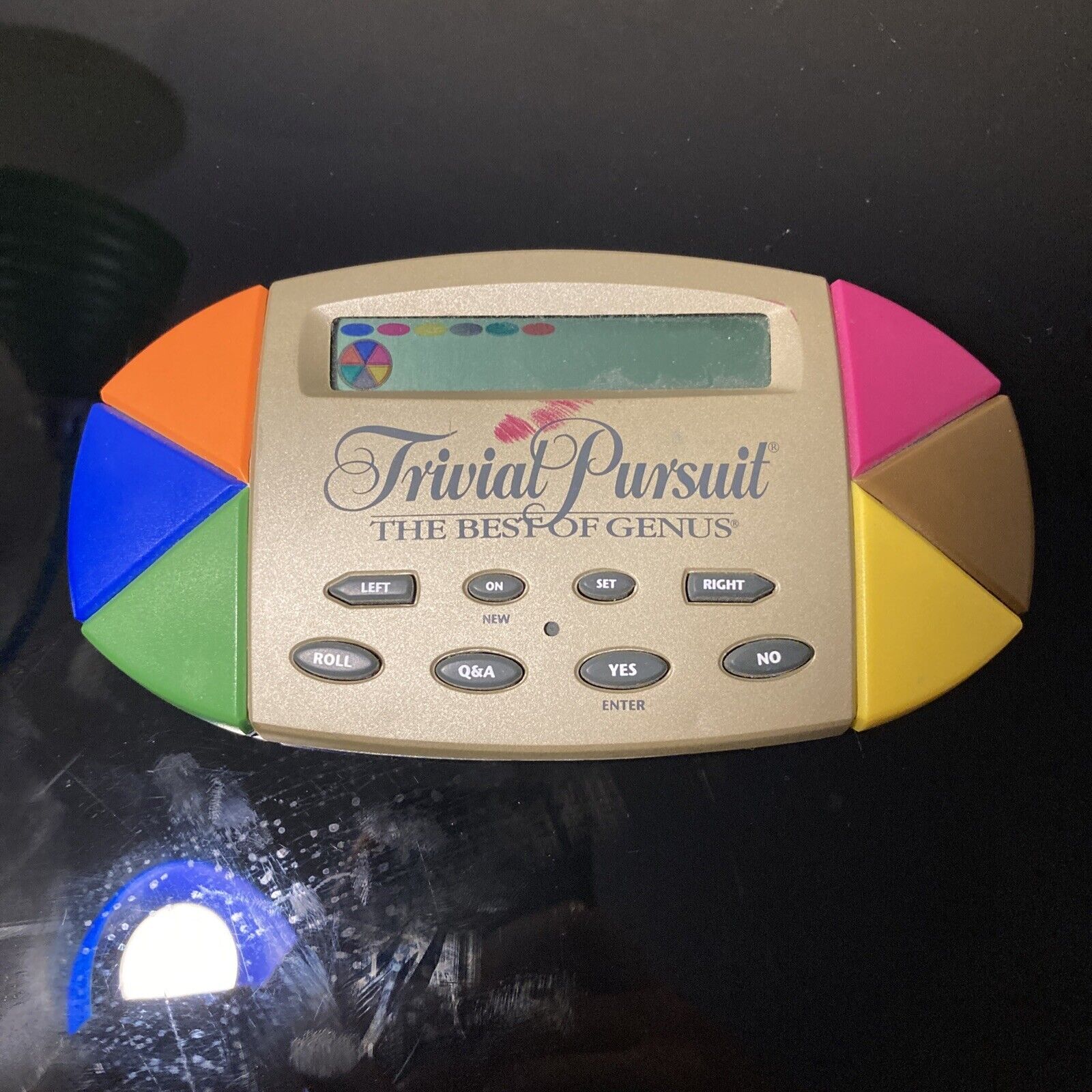 Huge Trivial Pursuit The Best of Genus Electronic Handheld Portable Game 1997 TESTED on eBay
