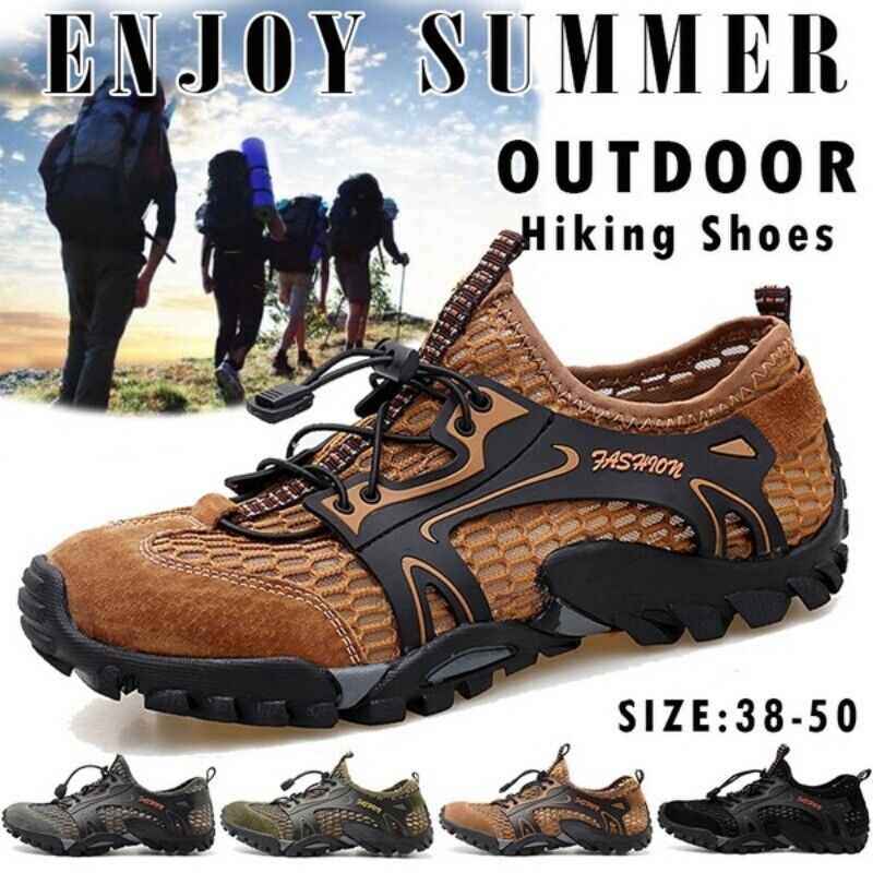 Fancy Mens Breathable Aqua Quick Dry Water Shoes Outdoor Camping Hiking Sneakers Size on eBay