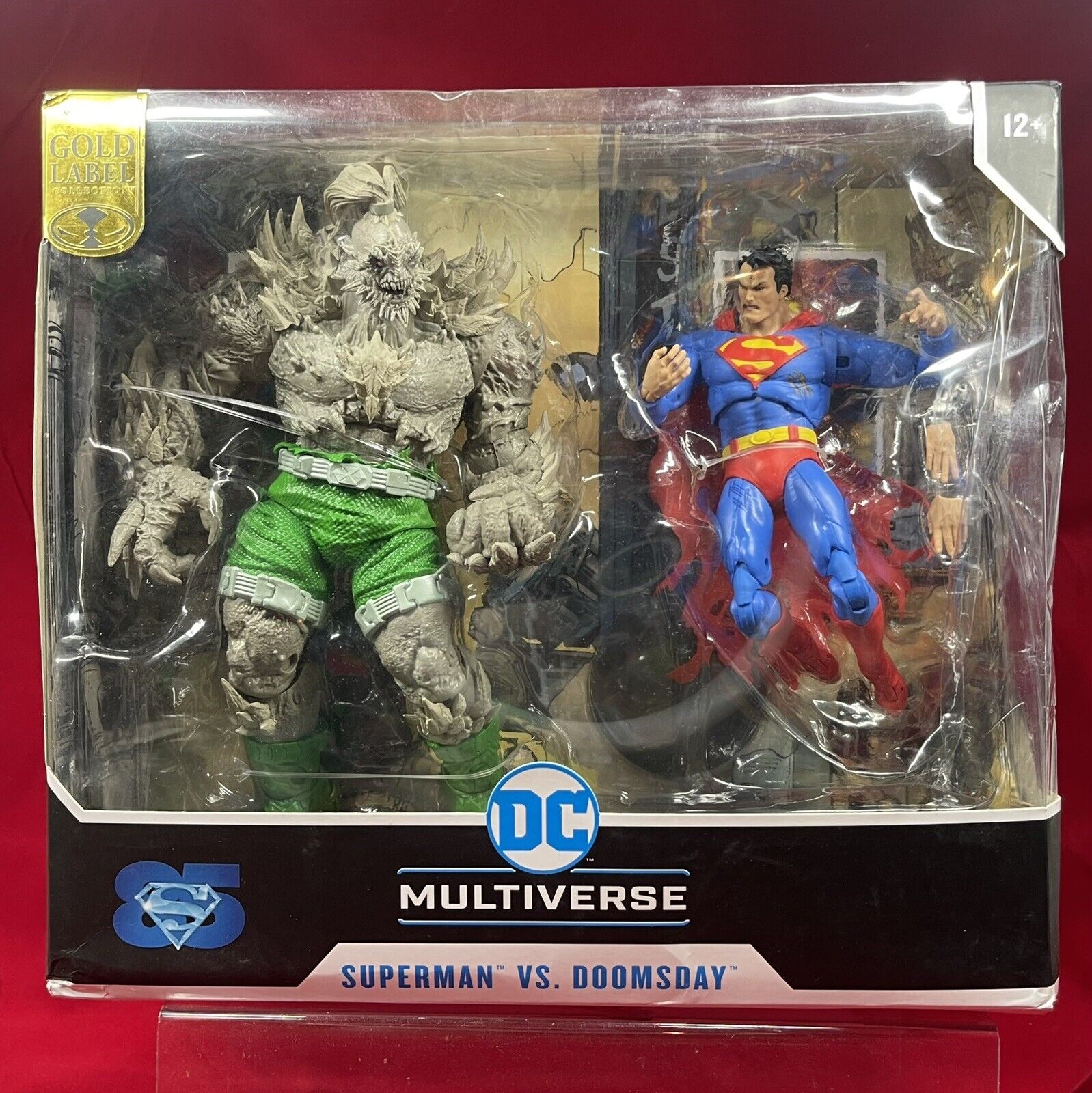Nice McFarlane DC Multiverse SUPERMAN VS DOOMSDAY McFarlane Gold Label Boxed Set on eBay