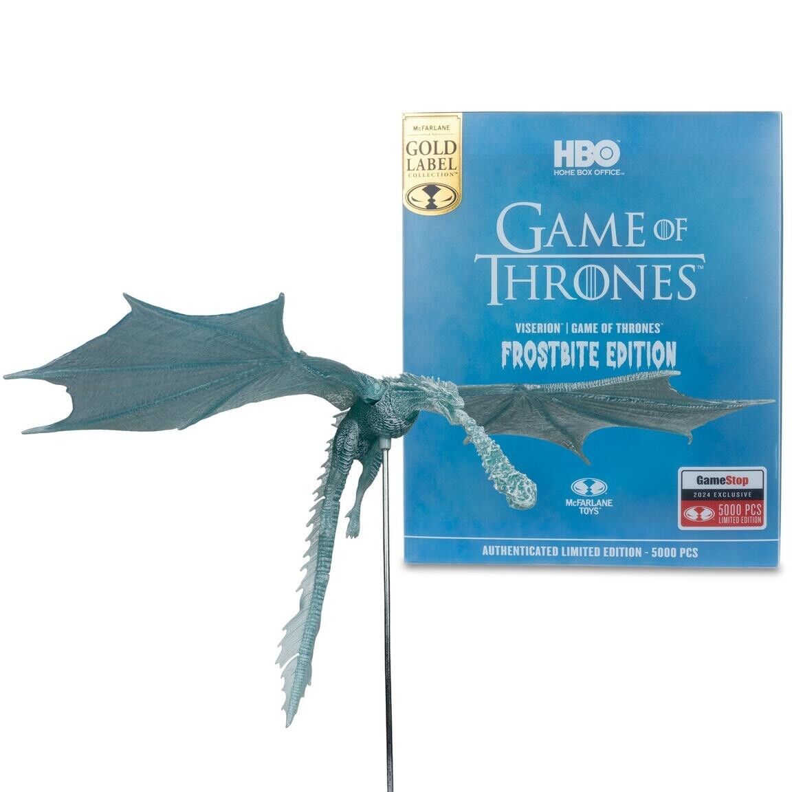 Beautiful McFarlane Toys Game of Thrones Viserion Frostbite Action Figure (Limited) on eBay