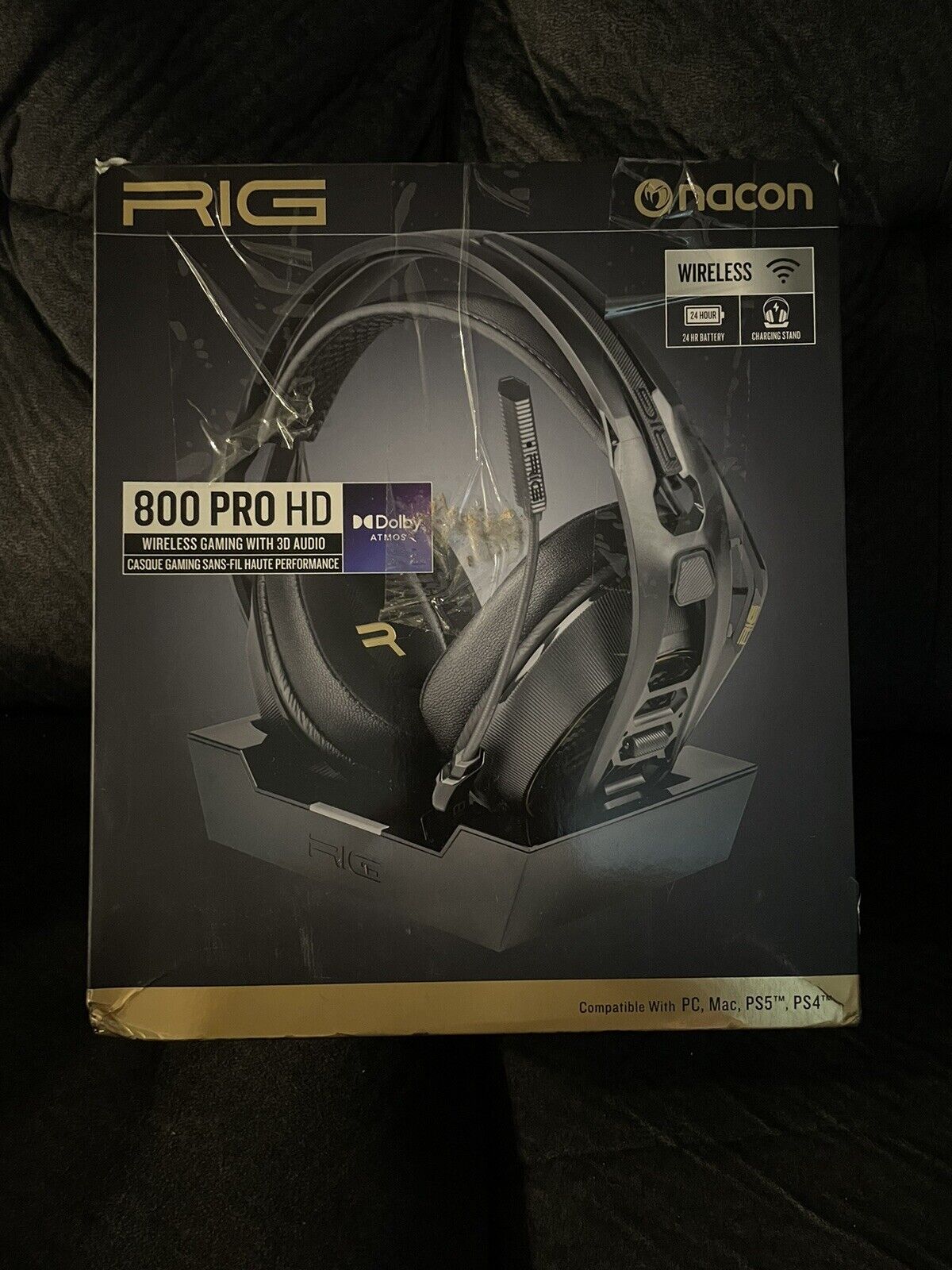 Interesting Nacon RIG 800 PRO HD Black Multi-Function Wireless Over The Ear Gaming Headset on eBay