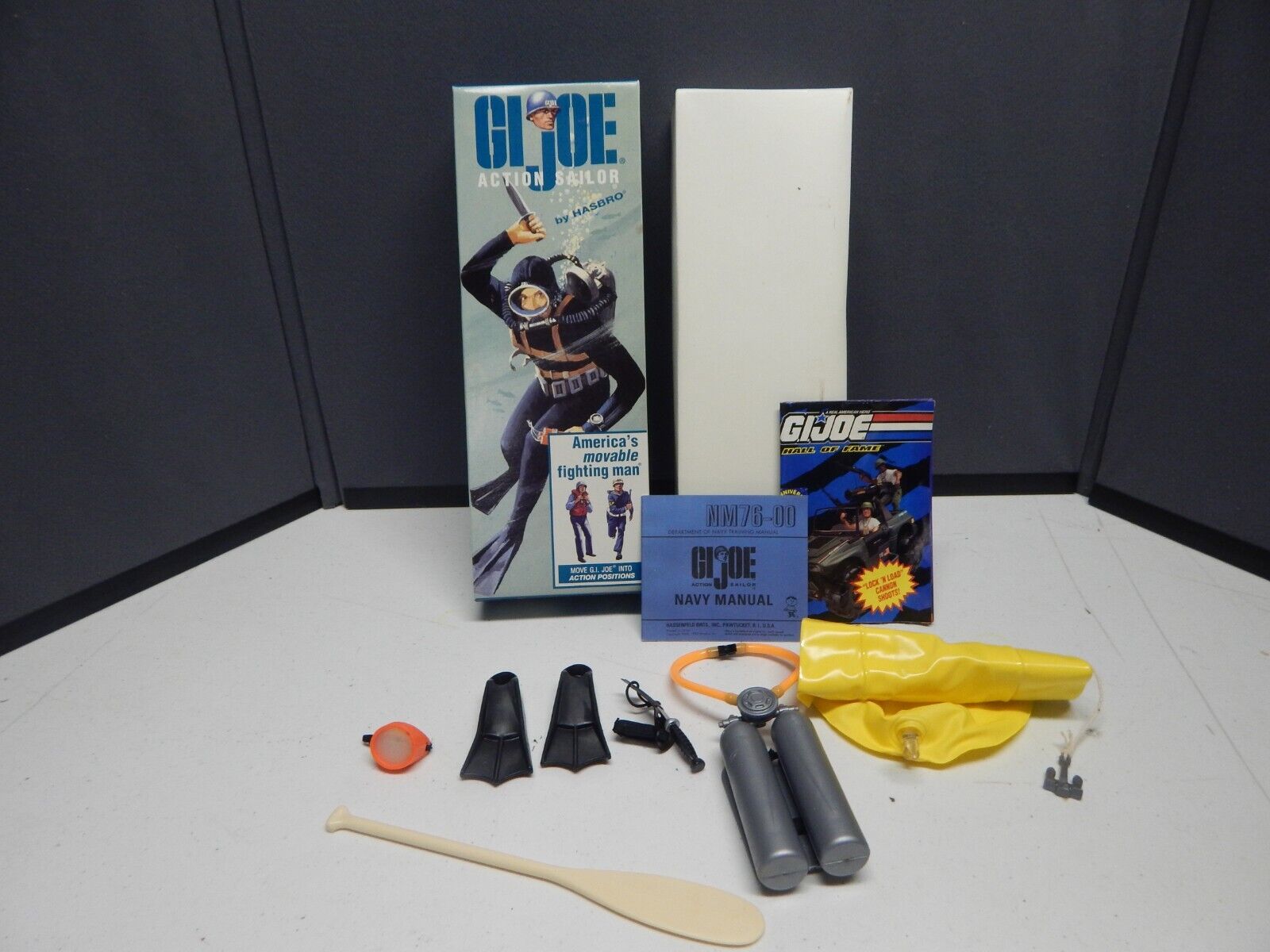 Smart GI JOE Action Sailor accessories parts + box navy manual scuba HASBRO on eBay